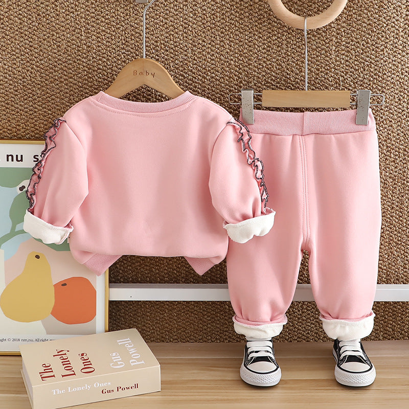 Bow & Bloom Velvet Set