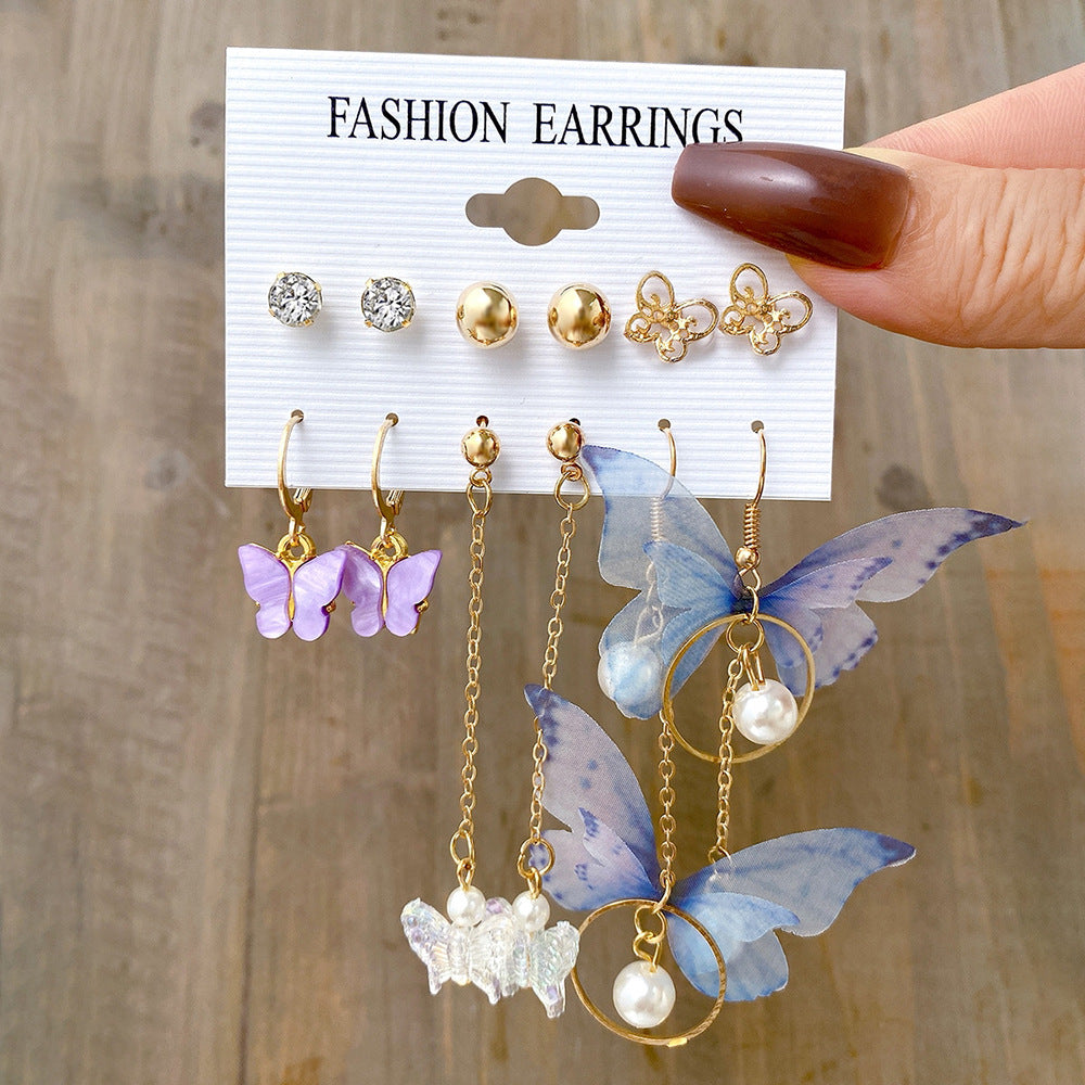 Shiny Gold Earrings for Women Girls