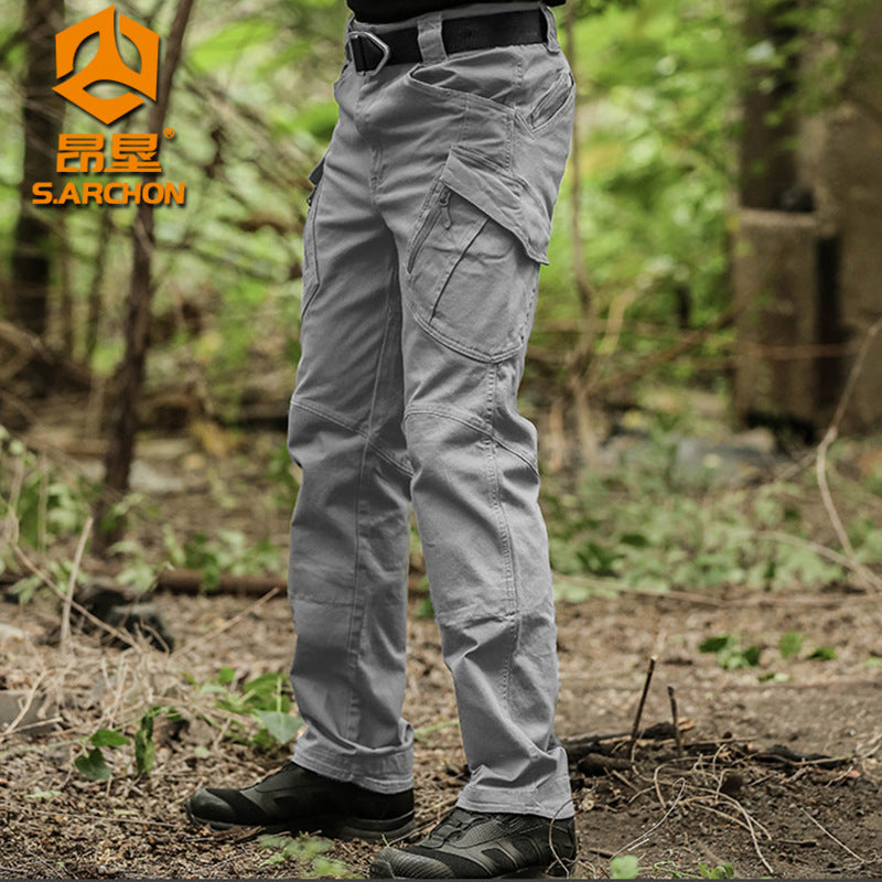 Angken IX9 Mens Pants  Slim Stretch Outdoor Combat Trousers