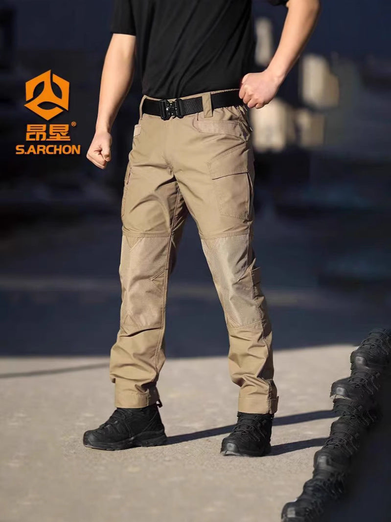 IX6 Outdoor Tactical Slim-Fit Cargo Pants for Men