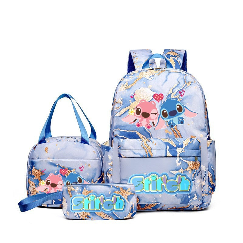 Waterproof 3-Piece School Backpack Set for Students & Travel
