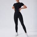 Short-Sleeve Yoga Romper
