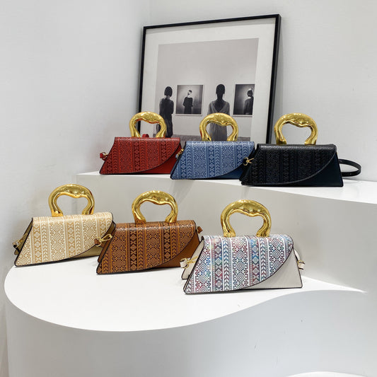 French-Inspired Shell Clutch Bag