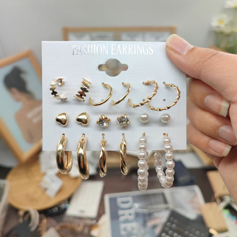 Shiny Gold Earrings for Women Girls