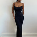 Slim Fit Fishtail Dress with Suspenders