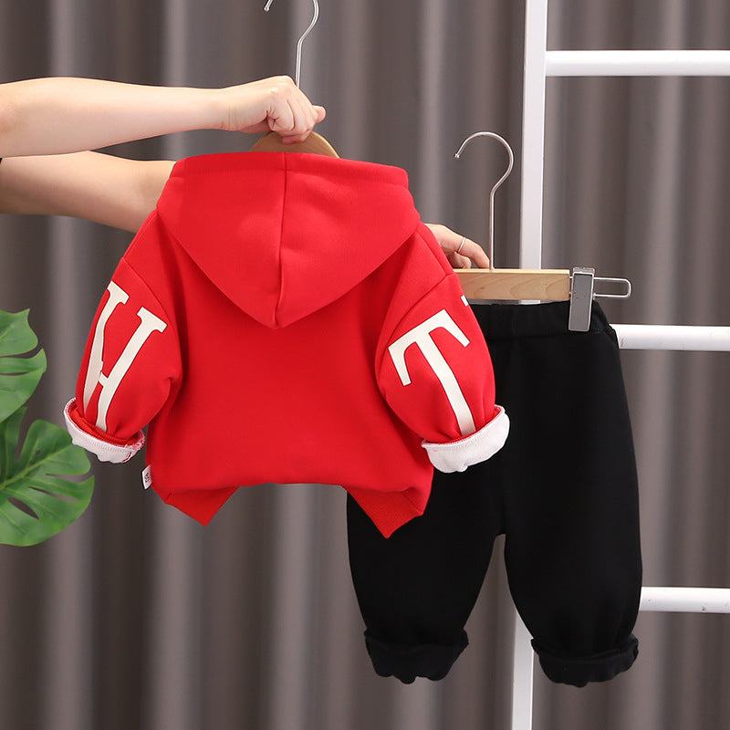Letter Bear Sweater Set