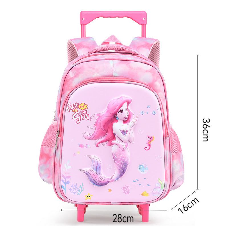 Ready2Roll 3D Hardshell Children's Backpack with WheelS