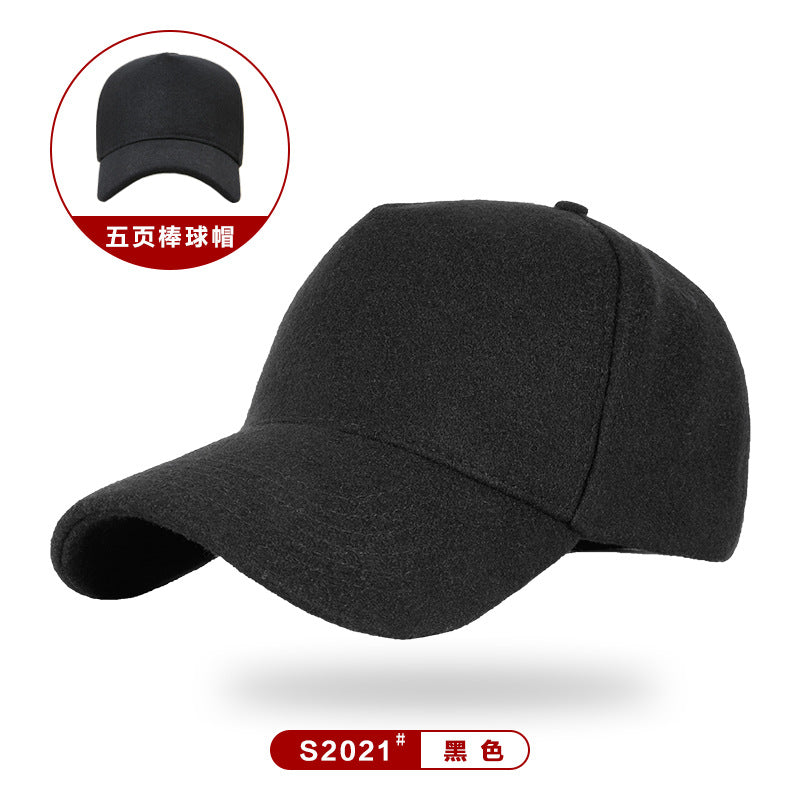 Autumn & Winter Wool Tweed Velvet Peaked Hats