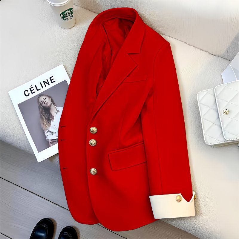 Women's Lake Green Korean Blazer