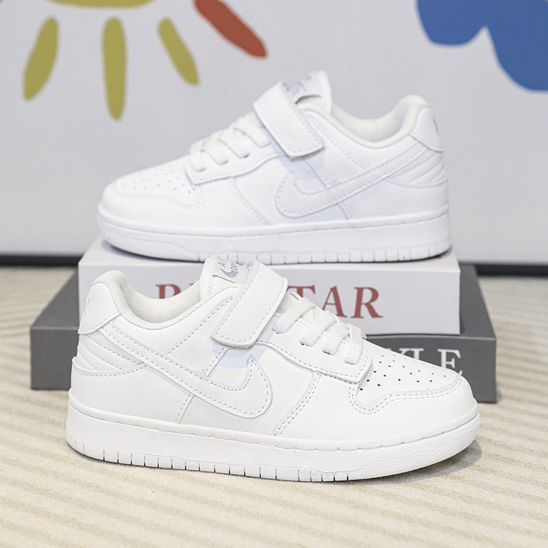 Leather Low-Top Sneakers