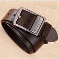 men's pin buckle cowhide belt simple retro belts
