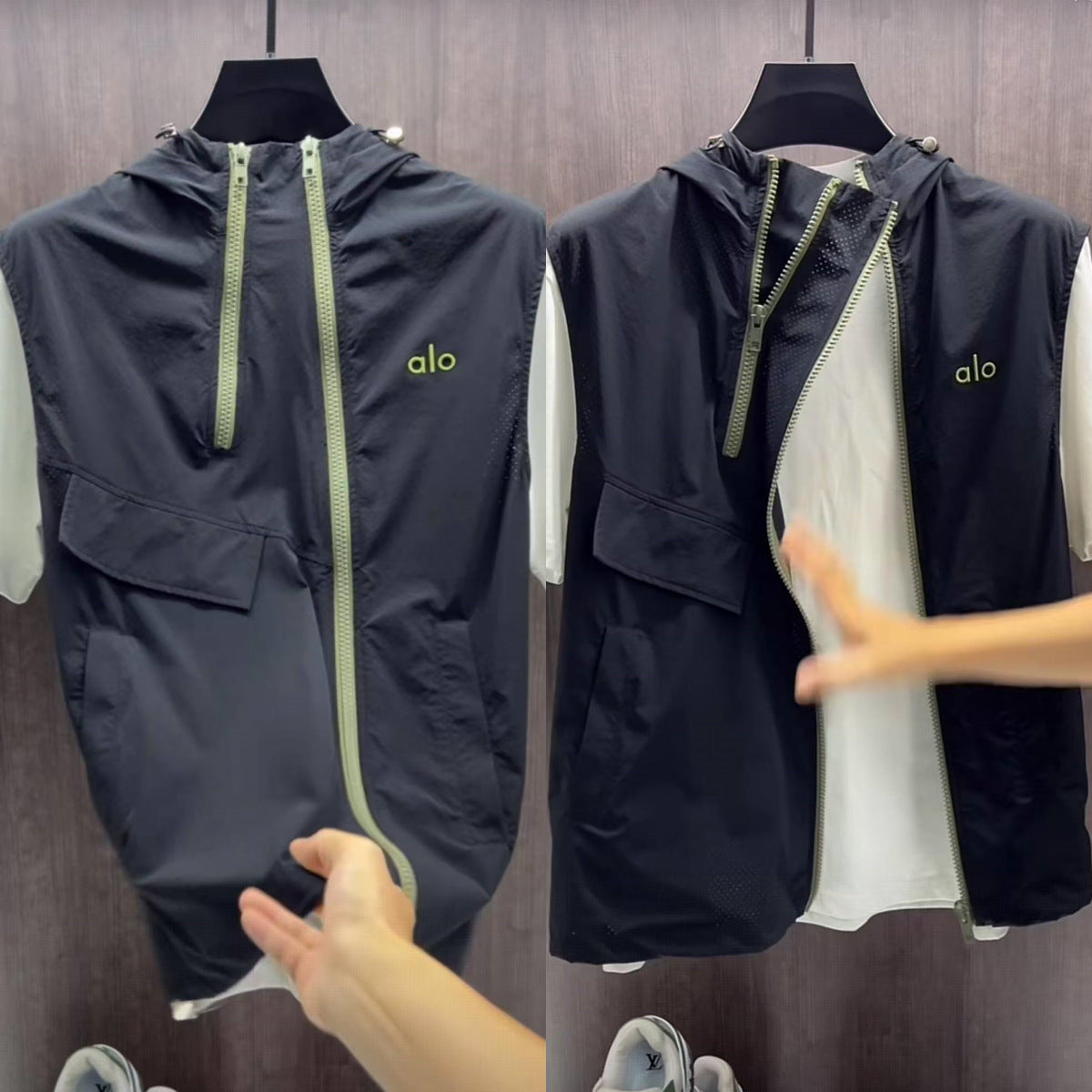 Men’s Summer Zipper Hooded Vest