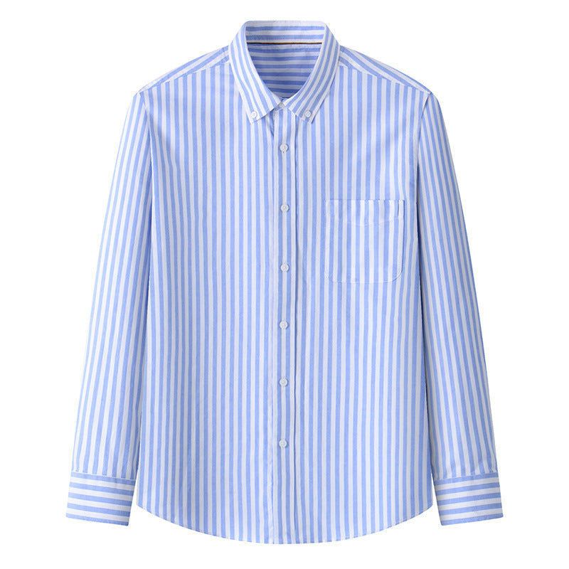 Men’s Casual Stripe Oxford Shirt (On Hand)
