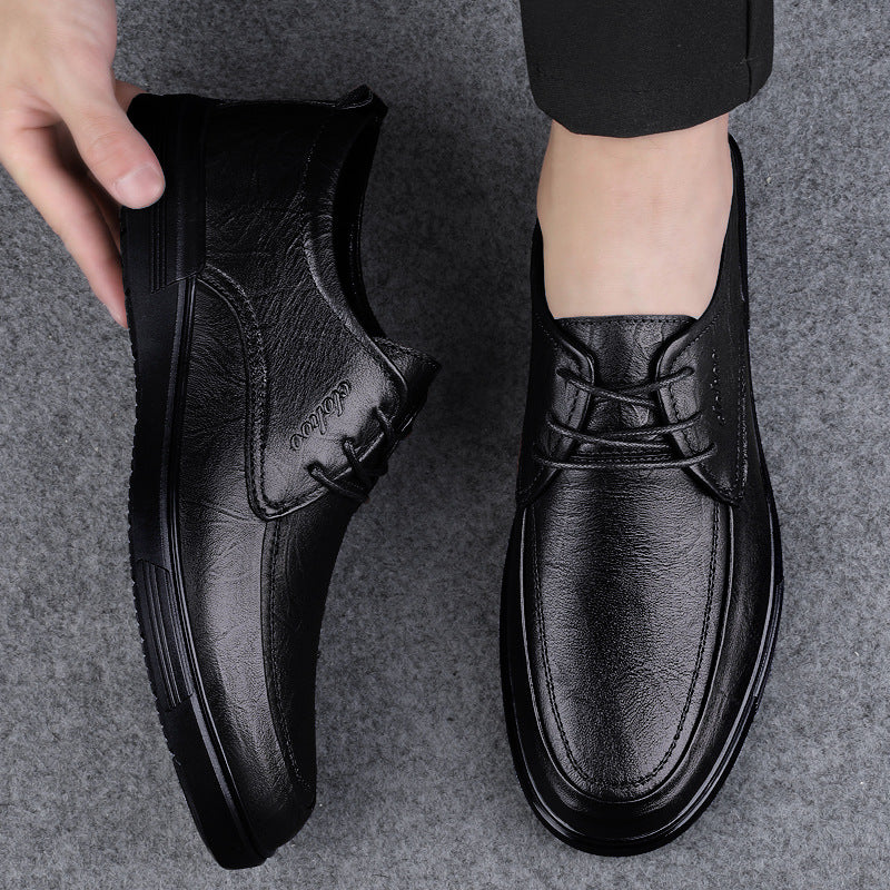 mens leather shoes are breathable and comfortable, and the explosive classic dad shoes