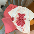 Summer Set - Stylish T-Shirt & Flared Pants for Girls