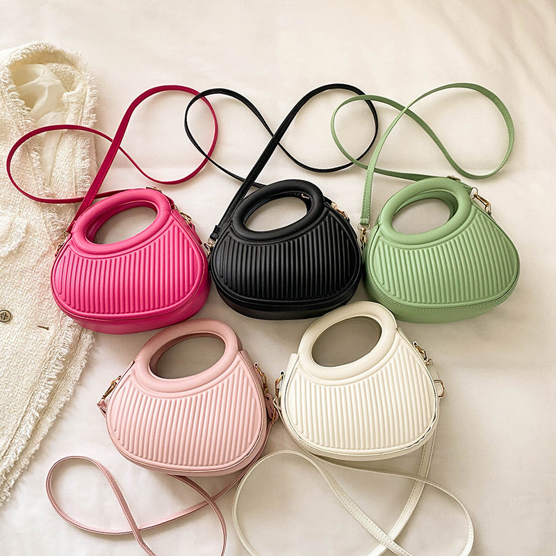 Women's Pleated Personality Casual Crossbody bag