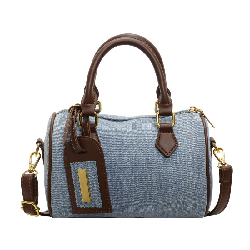 Casual Retro Denim Messenger Bag