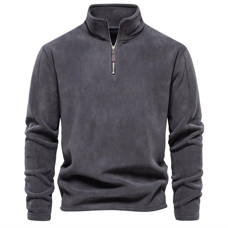 Men's Polar Fleece Half-Zip Sweatshirt  Autumn/Winter Trend
