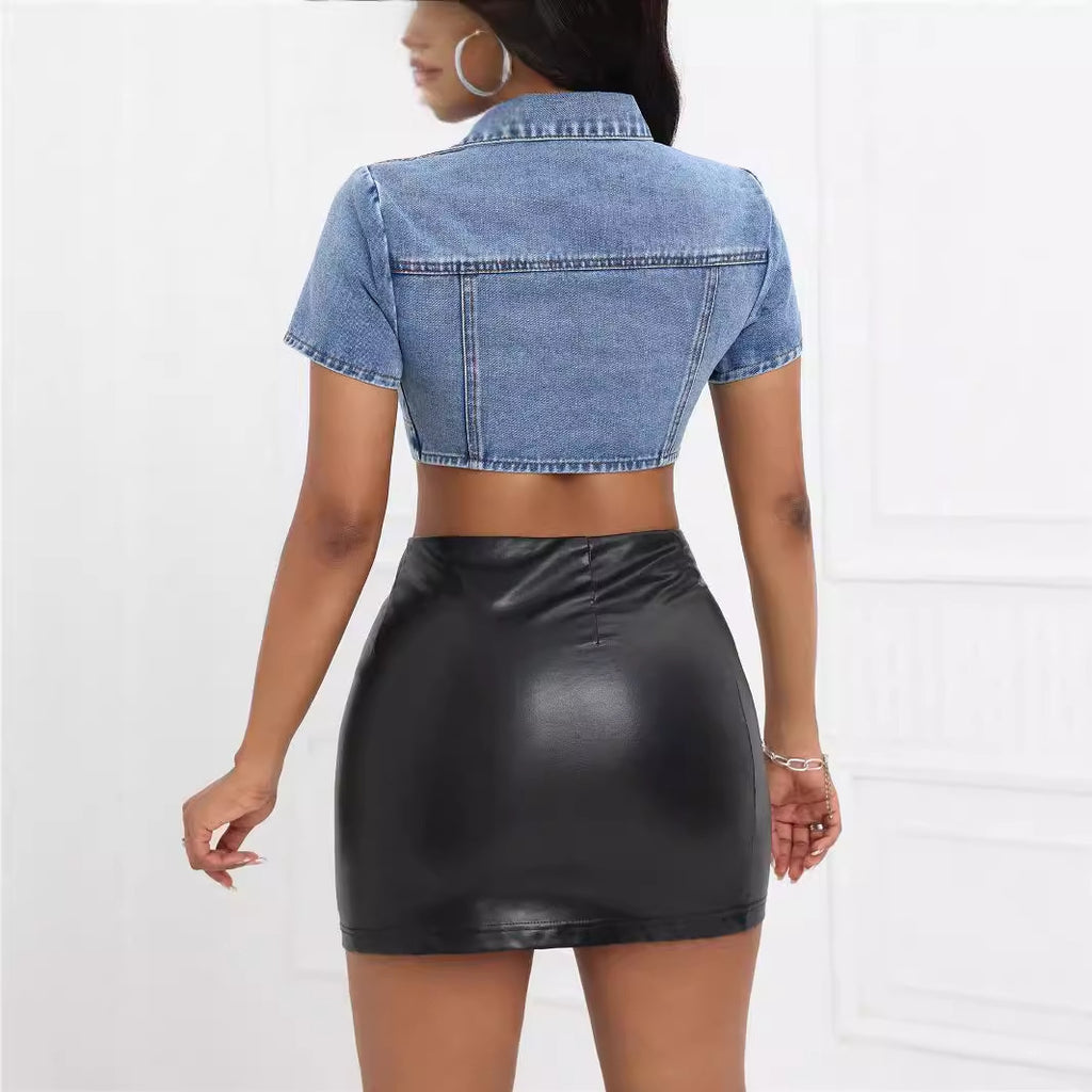 Wear Versatile Denim Top