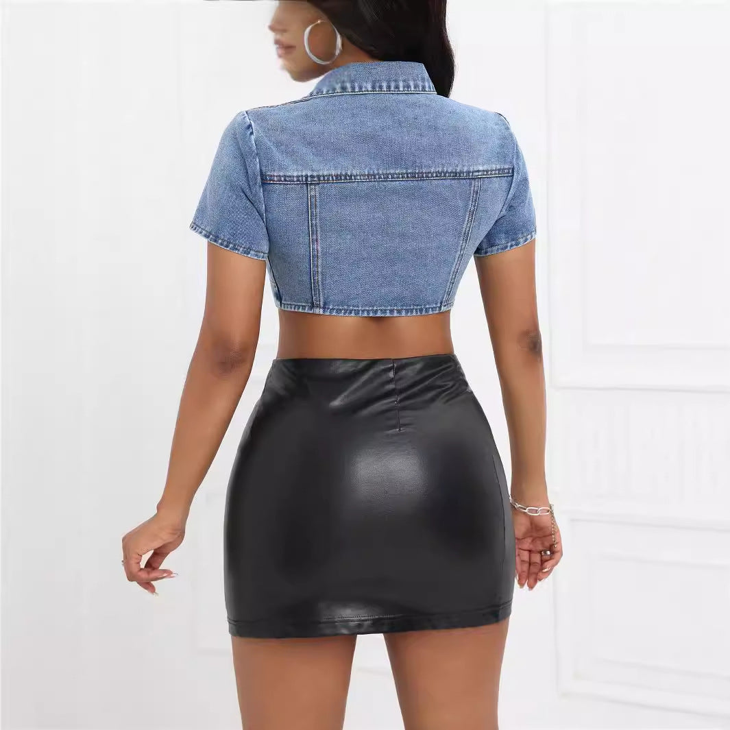 Wear Versatile Denim Top