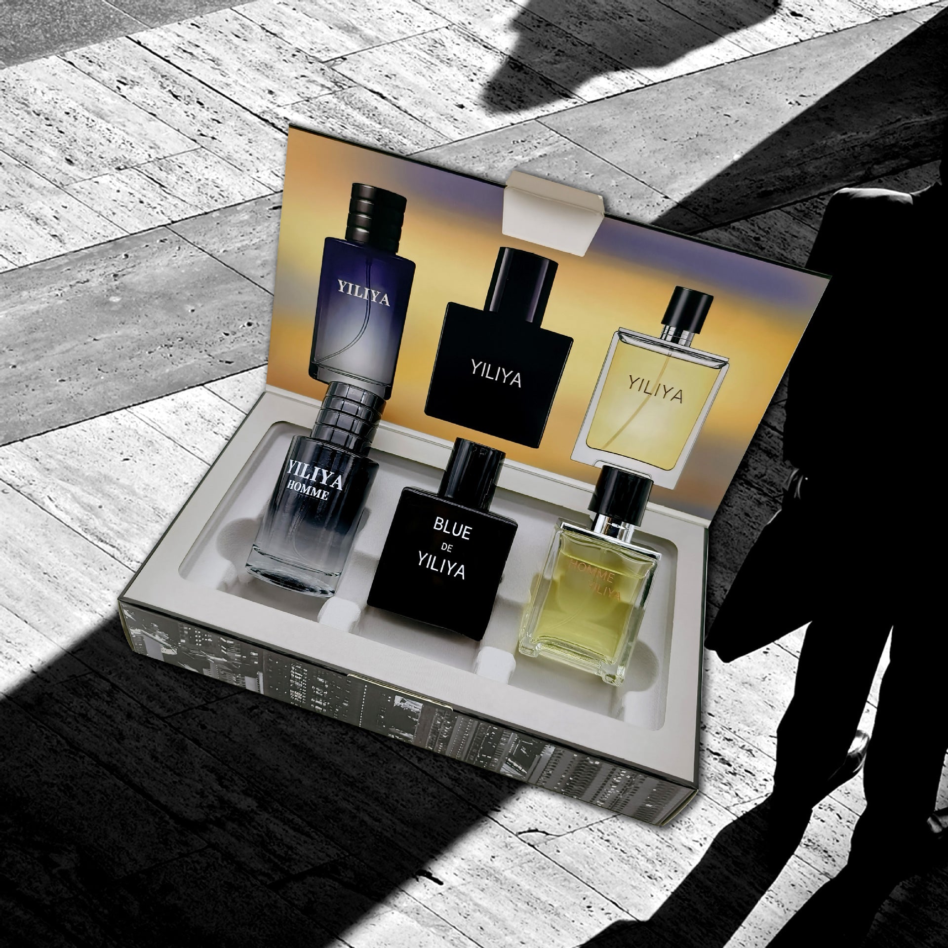 New men's perfume set fresh and long-lasting eau de laura