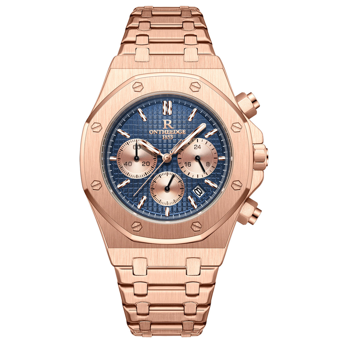 Premium Waterproof Luminous Men's Watch with Calendar & Date Display
