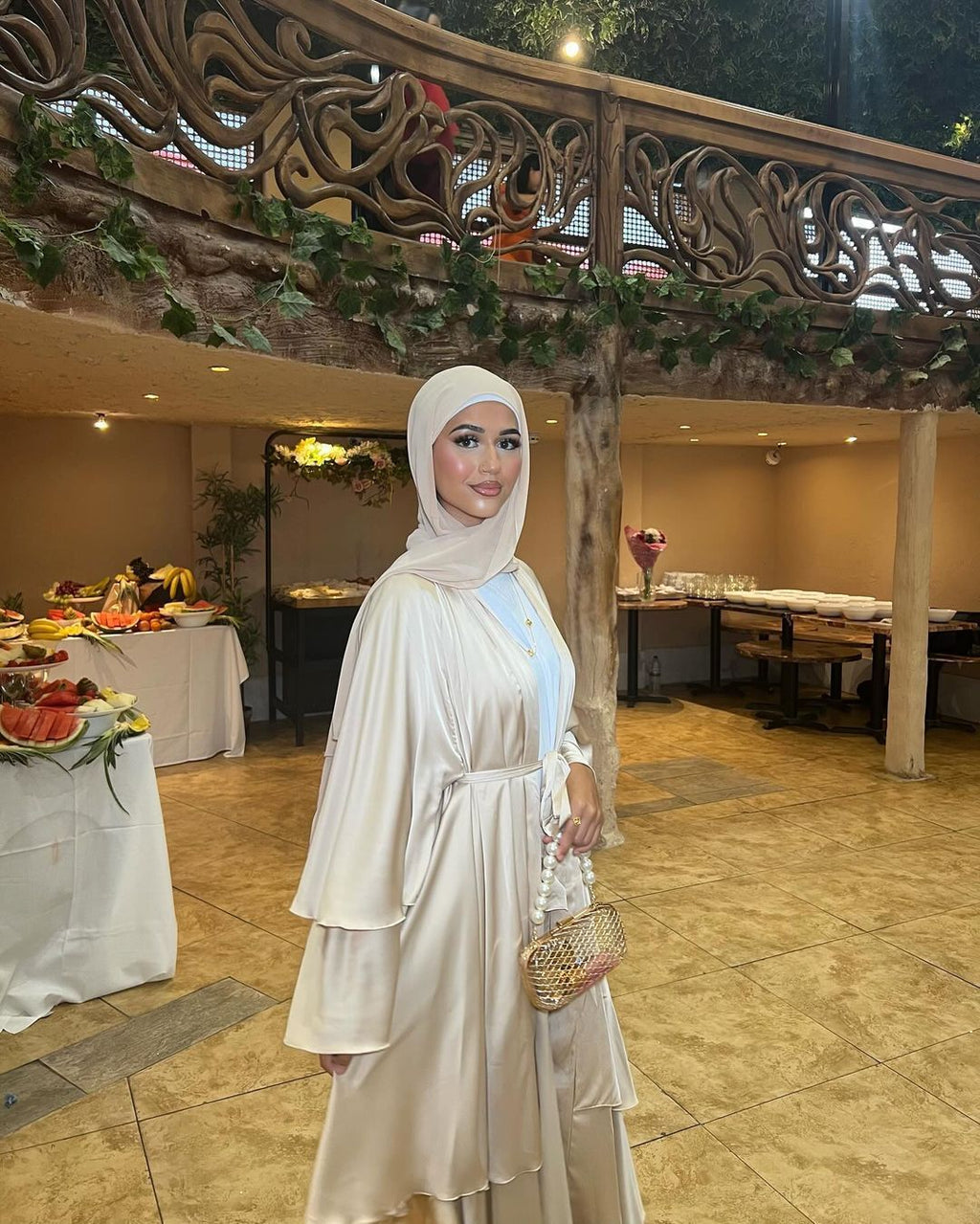 Muslim fashion solid color robe Abaya wears cardigan