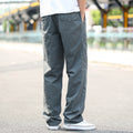 Mens Spring & Autumn Thin Cotton Cargo Pants Loose Fit, Multi-Pocket, Breathable, Plus Size (On Hand)