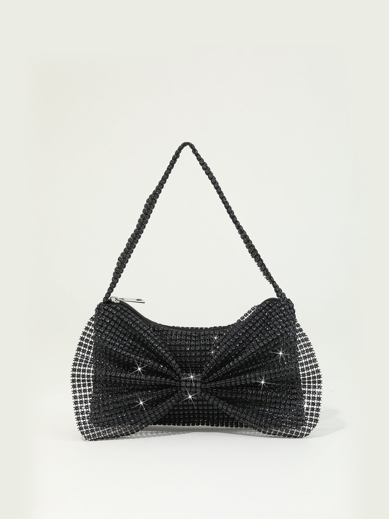Glittering Diamond Accent Mini Evening Bag