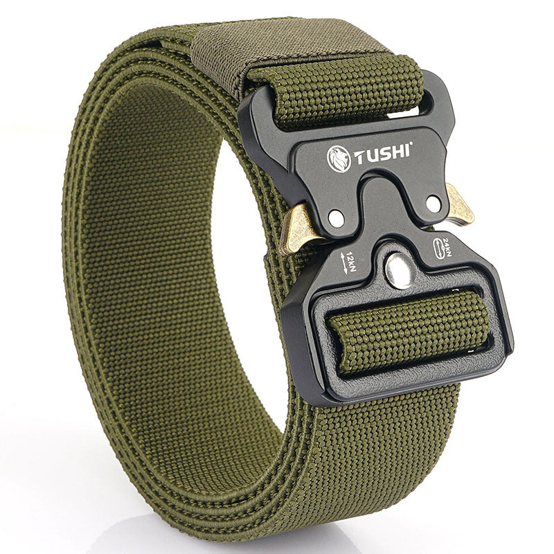 Aluminum Alloy Buckle Tactical Stretch Belt