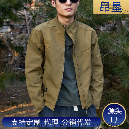Mens Spring/Autumn Lightweight Tactical Assassin Jacket