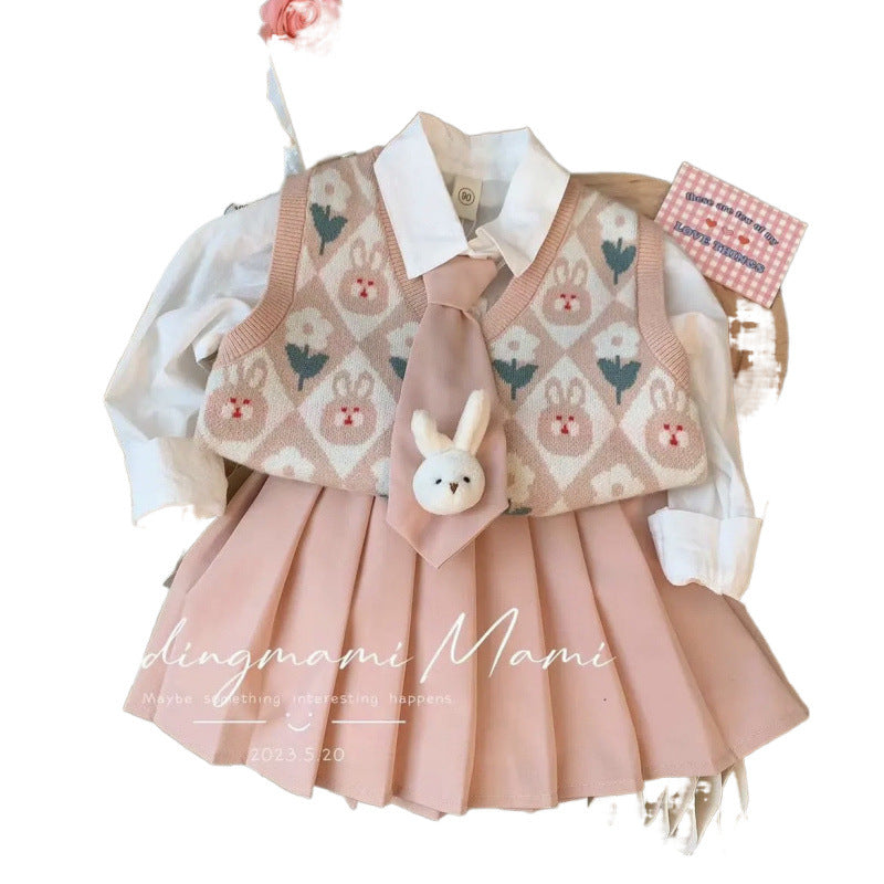 Trendy 3-Piece Spring Suit for Girls