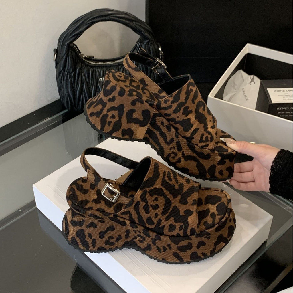 Women’s Muffin Platform Roman Sandals