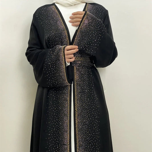 Diamond Tie Cardigan Dress with Pockets  Elegant & Stylish