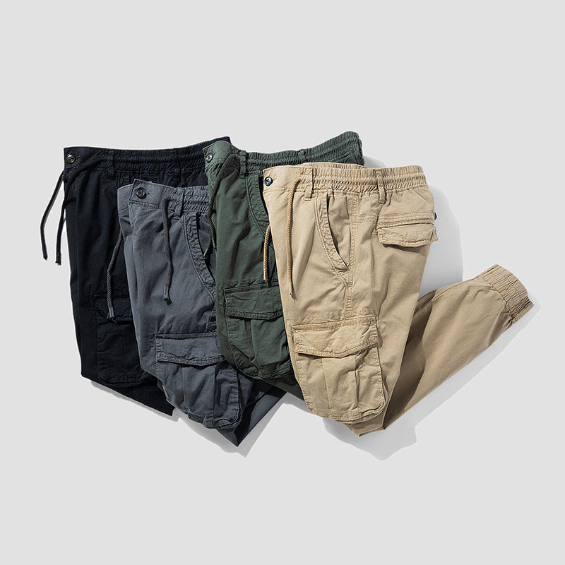Streetweave Cargo Pants Cotton Slacks Wear-Resistant