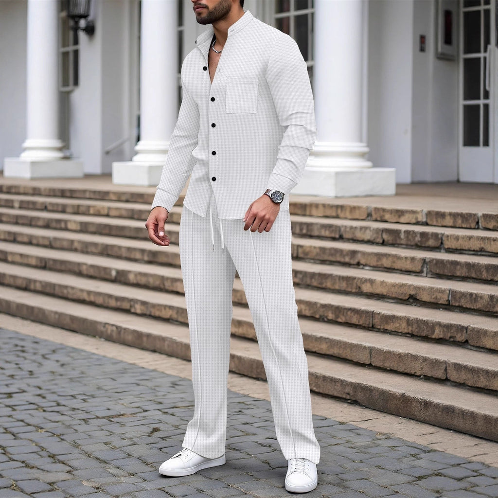 Co-Ord Men's Casual Cardigan Jumpsuit (On Hand)