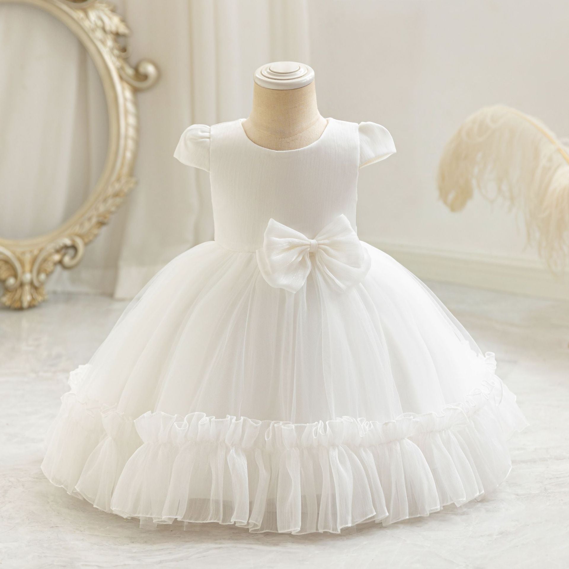 Sweetheart Ruffled Party Gown