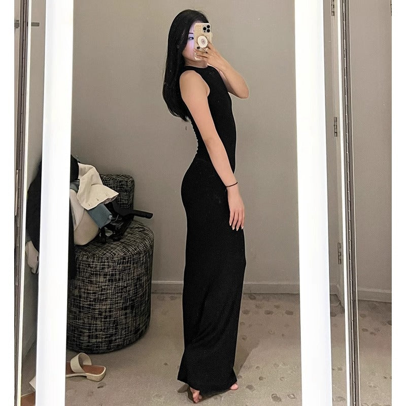 Kardashian-Inspired Slim Slip Dress