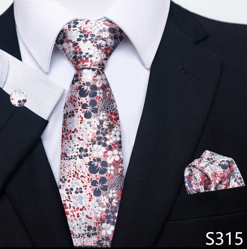 paisley men's tie square scarf cuff