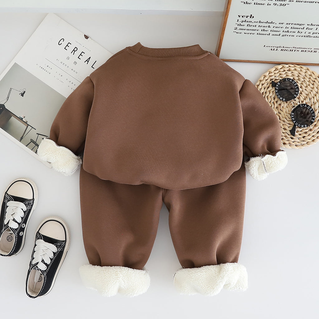 Giraffe Print Sweater Set