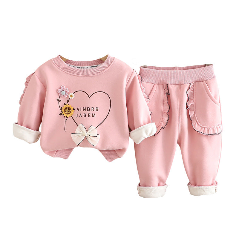 Bow & Bloom Velvet Set