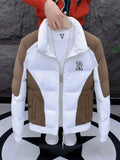 Stylish Embroidered Short Ruffian Jacket for Men  Korean Winter Cotton Coat