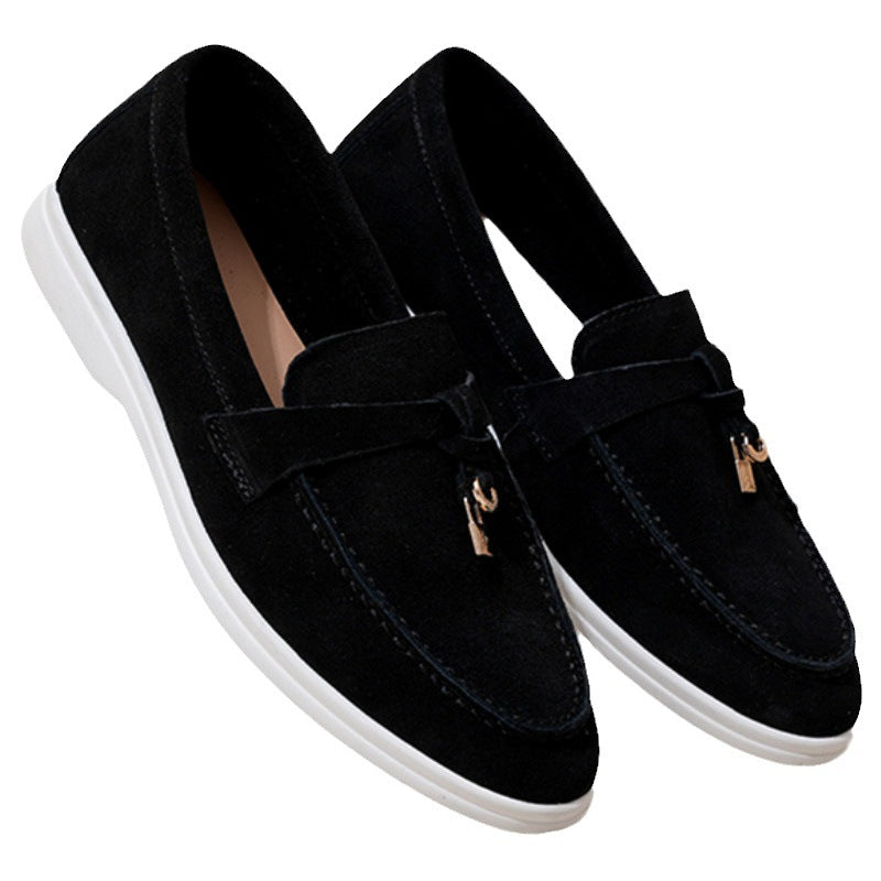 Women's 2023 Fall/Winter Leather Loafers