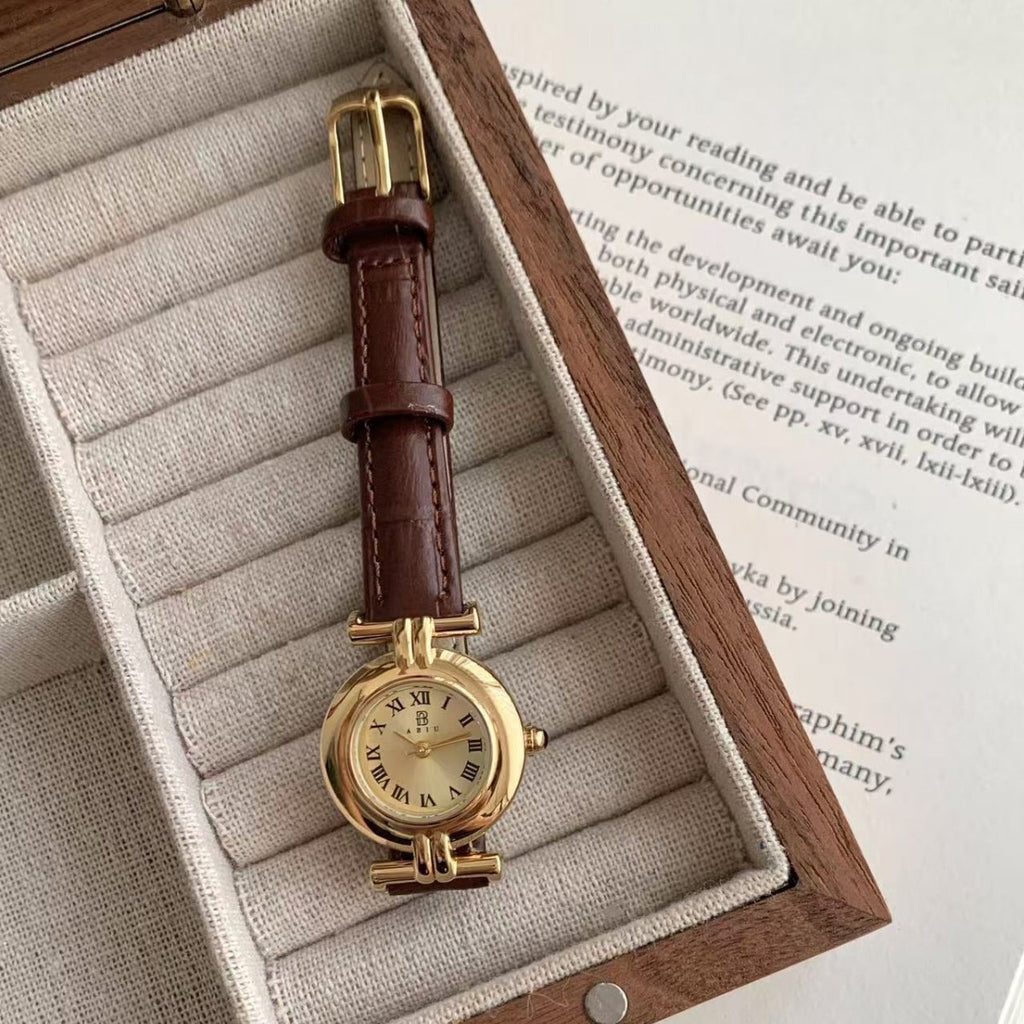 Vintage Osmanthus Gold Women's Watch - Luxury Minimalist Design
