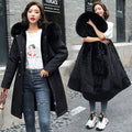 Women's Winter  Slim Fit Faux Fur Parka Jacket