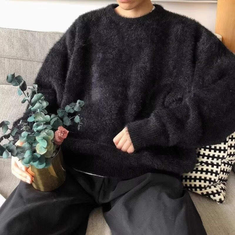 Men's Soft Knit Fleece Sweater