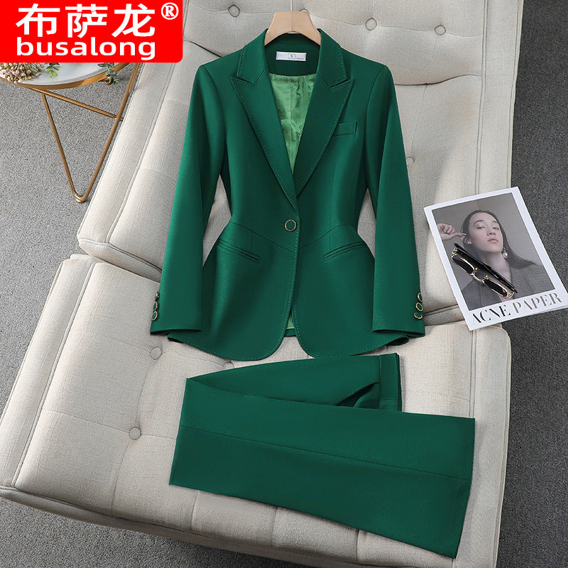 High-End Red Women’s Blazer