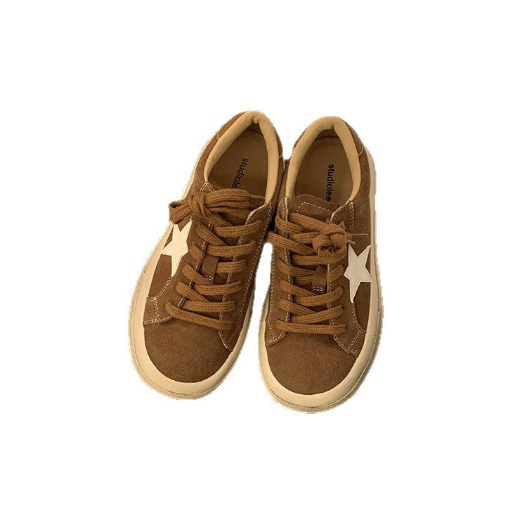 Grape Mama Height-Increasing Leopard Print Sneakers