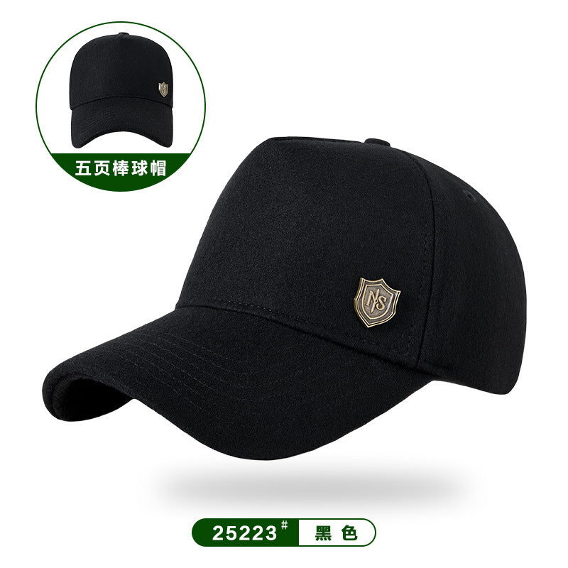 Autumn & Winter Wool Tweed Velvet Peaked Hats