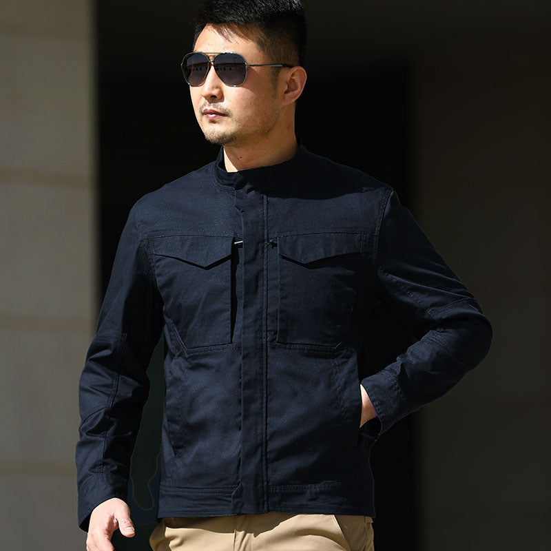 Mens Waterproof Outdoor Tactical Soft-Shell Jacket